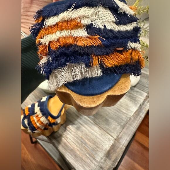 TORY BURCH Blue Alma Platform Sandal - Picture 7 of 16